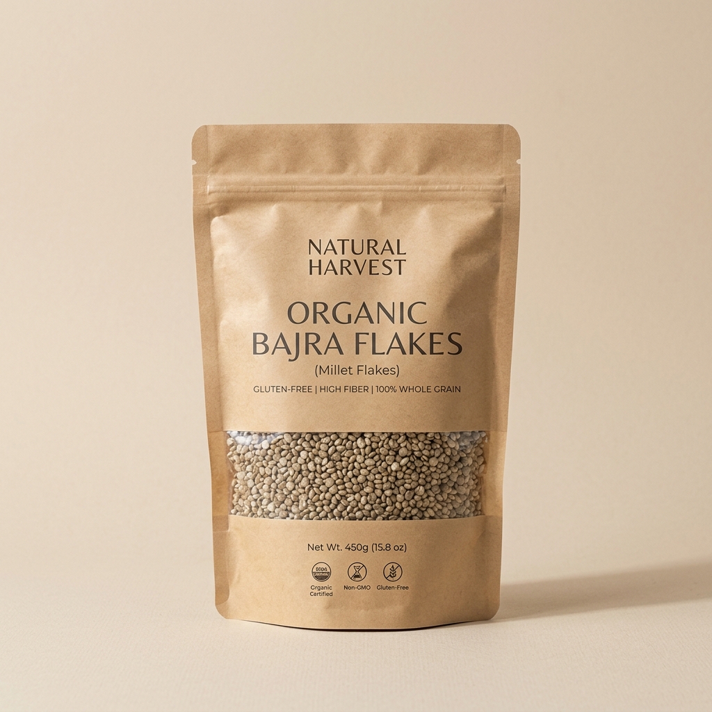 Organic Pearl Millet (Bajra) Flakes