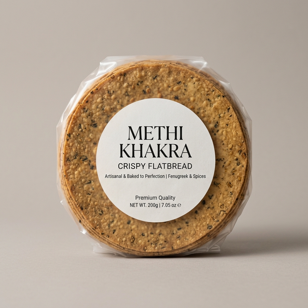 Methi Khakra (Whole Wheat)